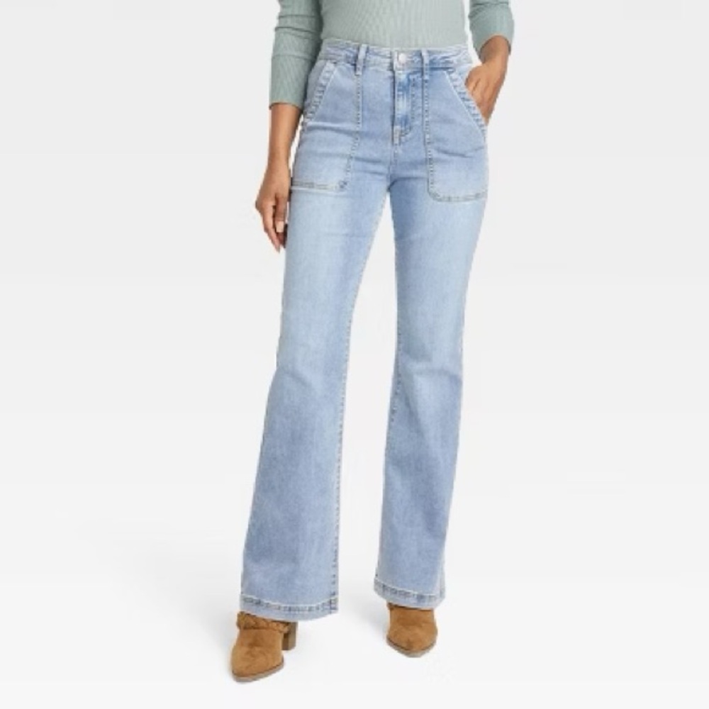 Knox Rose Blue Boot Cut Jeans